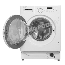 Стиральная машина встраиваемая HOMSair WMB148WH белый, загрузка фронтальная 8 кг, 1400 об/мин, класс A+++