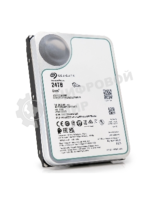 Жесткий диск HDD Seagate Exos 24Tb 7200rpm SATA 512Mb 3.5