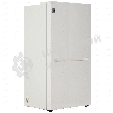 Холодильник LG GC-B257KEHW бежевый двухкамерный 422/206 л., морозилка сбоку, No Frost, Side by Side