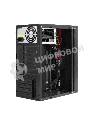 Компьютерный корпус Minitower ExeGate BAA-403-UNS350 (mATX, БП UNS350 с вент. 12см, 2*USB, HD Audio, черный)