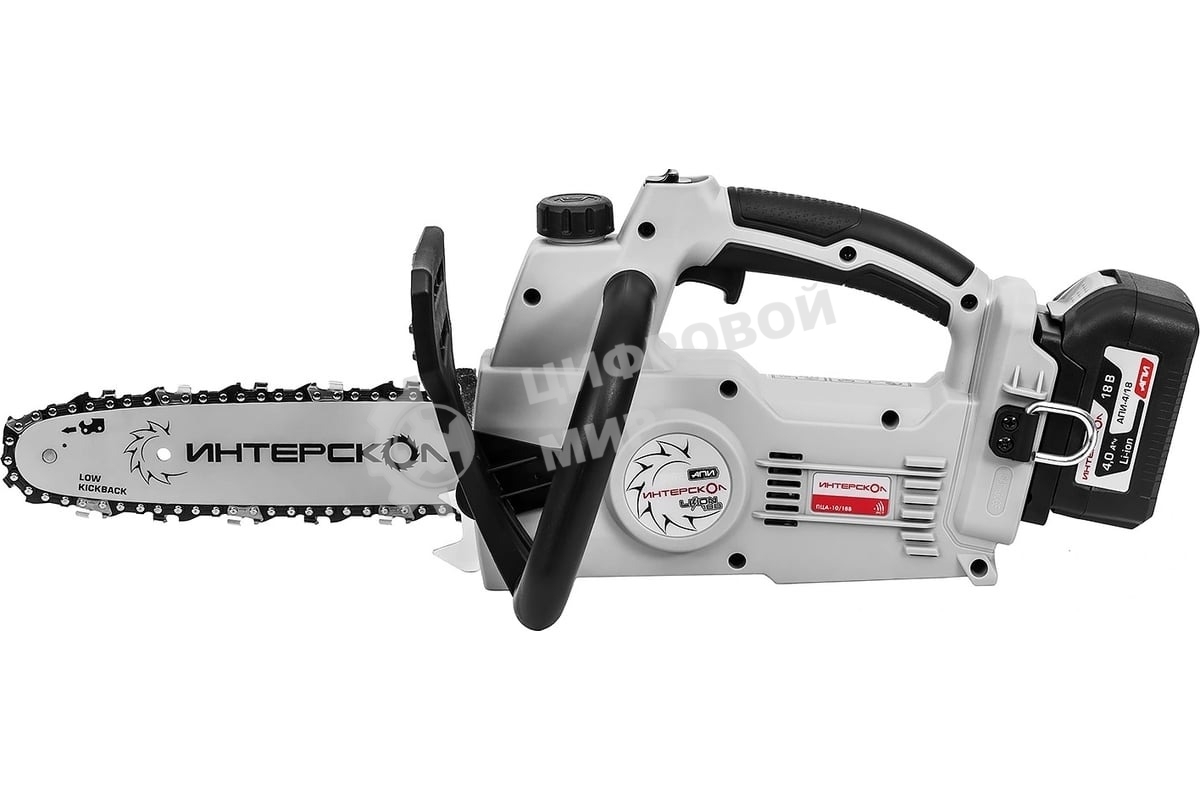 Цепная пила ИНТЕРСКОЛ ПЦА-10/18В 696.4.1.70 18V