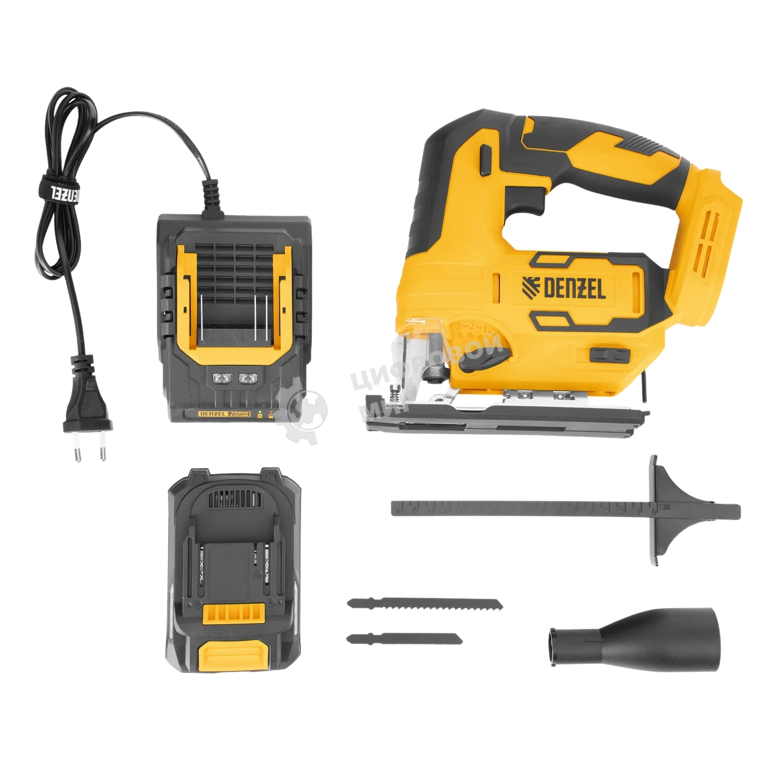 Лобзик аккумуляторный Denzel CJH-20-80, Li-Ion, 20 В