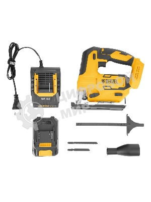 Лобзик аккумуляторный Denzel CJH-20-80, Li-Ion, 20 В