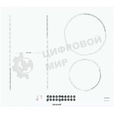 Индукционная варочная панель BRANDT BPI164DUW белый