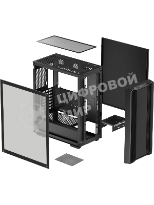 Компьютерный корпус Deepcool CC560 V2 Limited без БП, боковое окно (закаленное стекло), черный, ATX
