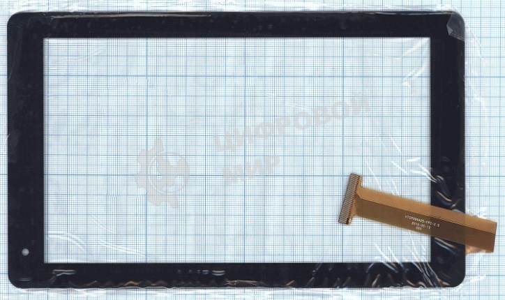 Сенсорное стекло (тачскрин) VTCP090A25-FPC-2.0, черное