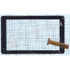 Сенсорное стекло (тачскрин) VTCP090A25-FPC-2.0, черное