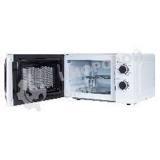 Микроволновая печь JVC JK-MW210MG белый, 20 л, 700 Вт, переключатели - поворотный механизм