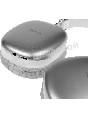 Беспроводные/проводные наушники Hoco W35 белый, полноразмерные, Bluetooth + проводной, до 40 ч