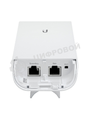 Беспроводная точка доступа Ubiquiti NanoStation M5 (2UTP 100Mbps, 802.11a/n, 150Mbps, 16dBi)(NSM5)