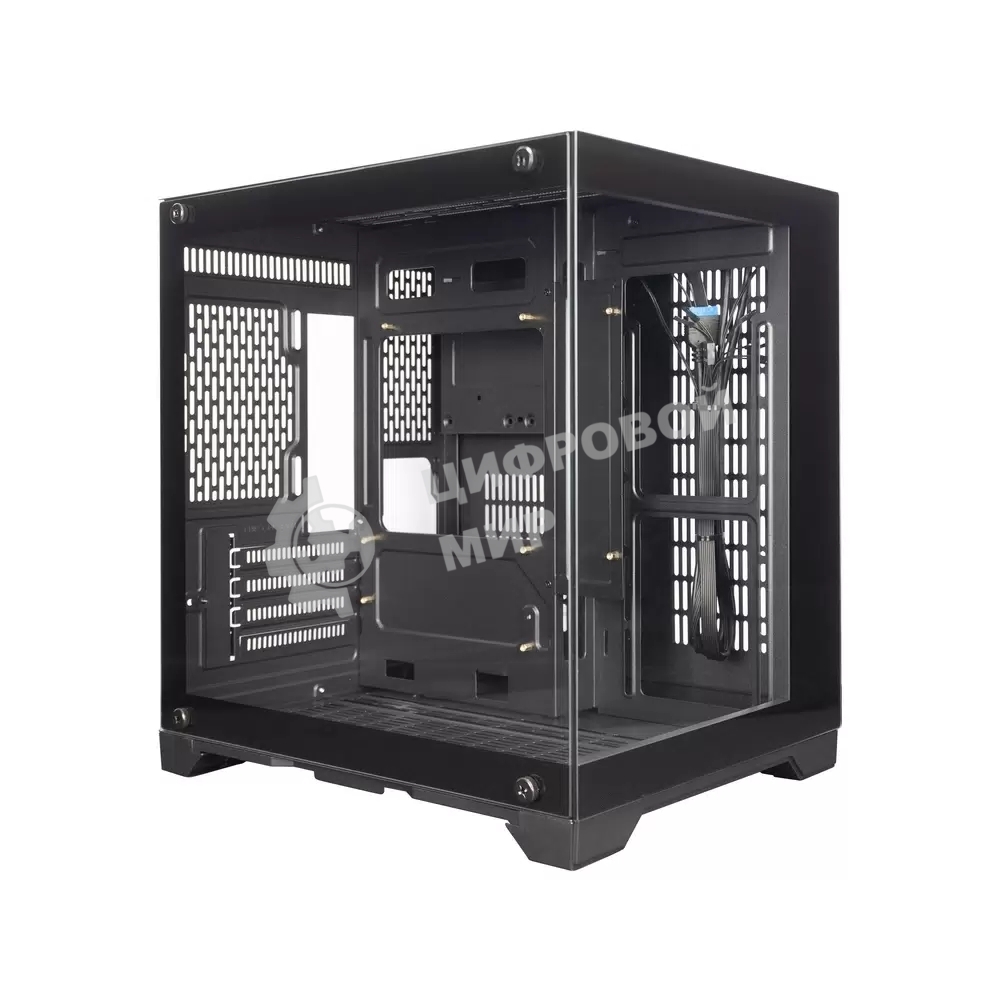Компьютерный корпус 1STPLAYER MEGAVIEW MV5-T Black/mATX/MV5-TP-BK