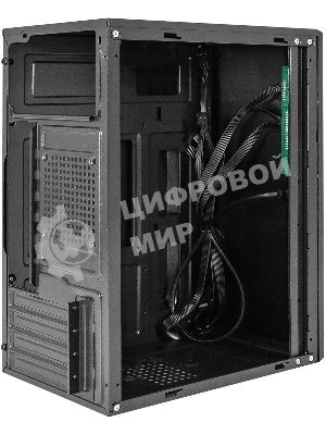 Компьютерный корпус Minitower ExeGate BAA-408-AA500 (mATX, БП AA500 с вент. 8см, 2*USB, HD Audio, черный)