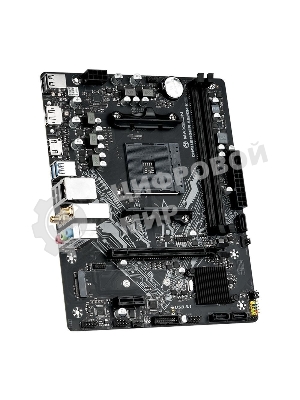 Материнская плата Maxsun MS-Challenger A520M-K WIFI, AM4, AMD A520, 2xDDR4, 3xSATA, 2xM.2, 1xPCIe 3.0 x16, 1xPCIe 3.0 x1, 1xDP, 1xHDMI, 1x1Gb LAN, Wi-Fi 5, Bluetooth 4.2, 2xUSB-A 5Gbps, 4xUSB-A 2.0, 2x3.5 мм, 5.1, mATX