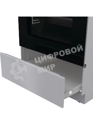 Плита электрическая Gorenje GEC5C41SG серый, конфорок 4 электрических, духовка 70 л, 50 см x 85 см x 59.4 см (без крышки)