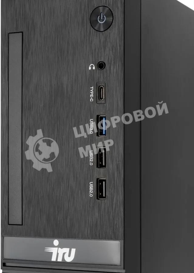 Компьютер IRU 310SC SFF Cel G6900 (3.4) 8Gb SSD 256Gb UHDG 710 Win 11Pro GbitEth 200W черный (2017897)