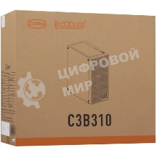 Компьютерный корпус PcCooler C3B310 WH белый без БП ATX 2xUSB3.0 audio bott PSU