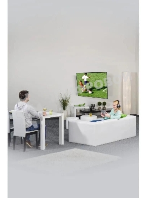 Кронштейн для телевизора Hama 00220855 черный/белый 19