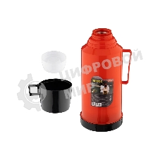 Термос в пластиковом корпусе со стеклянной колбой MALLONY CALOROSO, 1,8 л (106035)