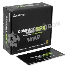 Блок питания Chieftec Compact CSN-550C Retail, 550Вт, 80 PLUS Gold, 80мм, модульный, черный