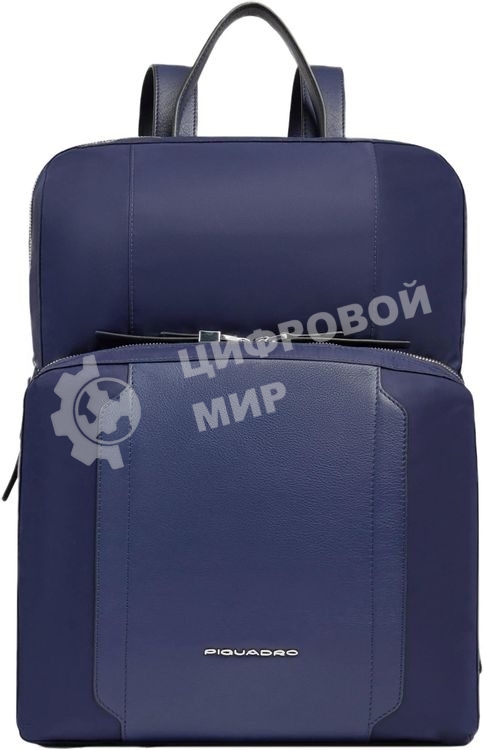 Рюкзак женский Piquadro Lyra CA6216W92T/BLU темно-синий нейлон/натур.кожа