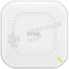 Точка доступа Zyxel NebulaFlex NWA90AX PRO, WiFi 6, 802.11a/b/g/n/ac/ax (2,4 и 5 ГГц), MU-MIMO, антенны 3x3, до 575+2400 Мбит/с, 1xLAN 2.5GE, PoE, защита от 4G/5G, БП в комплекте