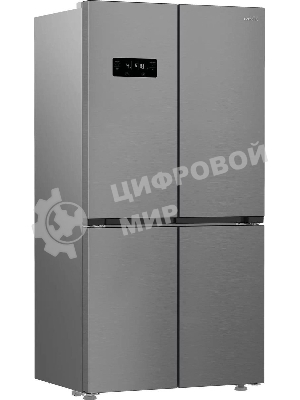 Холодильник Hotpoint HFP4 625I X нержавеющая сталь, трехкамерный, 376/165л, морозилка снизу, No Frost, Side by Side