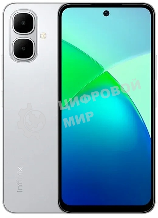 Смартфон Infinix SMART 10 4/128Gb серебристый