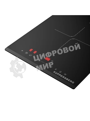 Индукционная варочная панель Kuppersberg ICI 306, High-Tech, индукция, 30 см, 2 зоны нагрева, 9 уровней мощности, inverter, таймер, пауза, Booster, слайдерное управление, черный