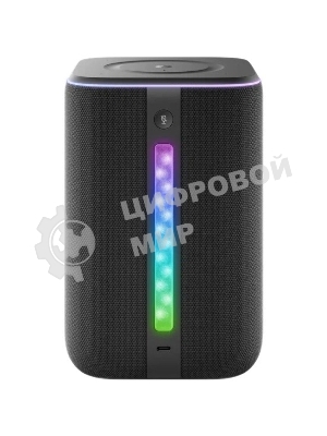 Умная колонка Яндекс Станция 3, 50Вт, стандартная, 2 динамика, мультирум, Zigbee, Wi-Fi, Bluetooth 5.0, Алиса, черный