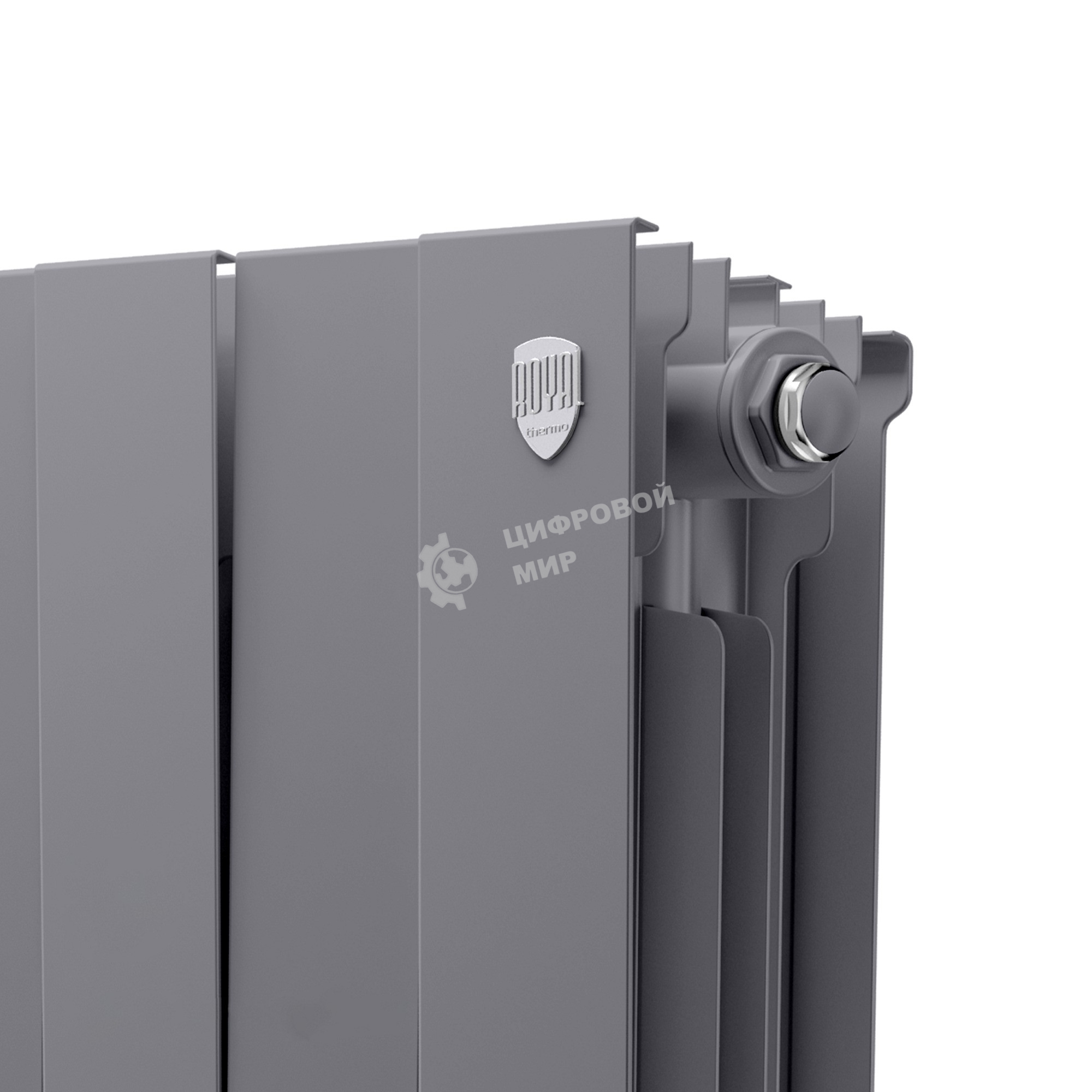 Радиатор биметаллический Royal Thermo PianoForte 200 Серебристый - 20 секц.