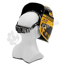 Щиток защитный лицевой (маска сварщика) Denzel F10, см. окно 100х96, Real Color, DIN 4-8/9-13