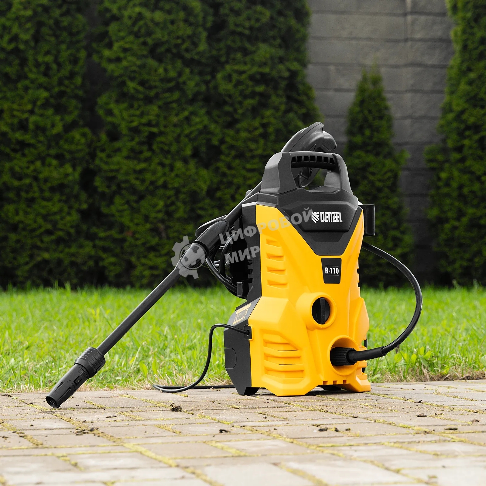 Моечная машина высокого давления Denzel R-110 1500 Вт, 110 бар, 5,7 л/мин, переносная