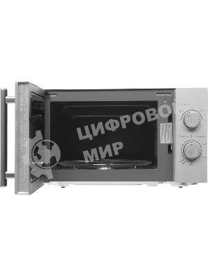 Микроволновая печь Haier HMB-MM207SA серебристый, 20 л, 700 Вт, переключатели - поворотный механизм