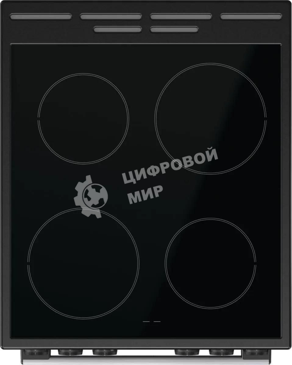 Плита электрическая Gorenje GEC5C41SG серый, конфорок 4 электрических, духовка 70 л, 50 см x 85 см x 59.4 см (без крышки)