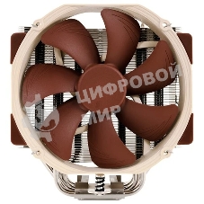 Кулер для процессора Noctua NH-U14S, 140 мм, медь, 300-1500 об/мин, 24.6 дБ, 4 pin PWM, 220 Вт, высота 165 мм