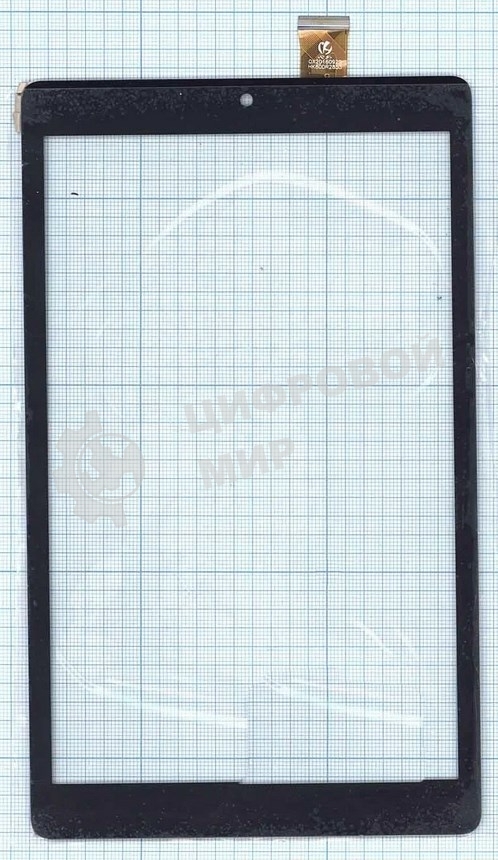 Сенсорное стекло (тачскрин) RP-275A-8.0-FPC-A2, черное