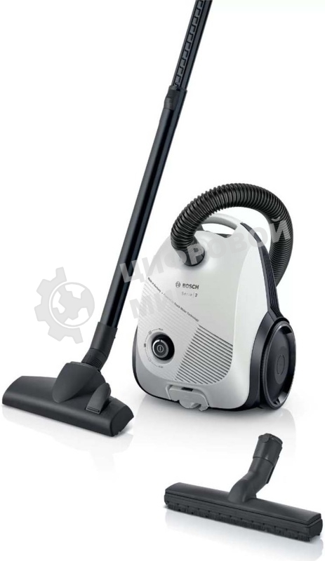 Пылесос Bosch BGLS2WH1H белый, 380/600 Вт, уборка сухая, пылесборник мешок 3 л