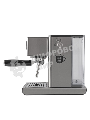 Кофеварка рожковая Endever Costa-1090 стальной, исп. кофе - молотый, 1,2 л, 1400 Вт, 15 бар