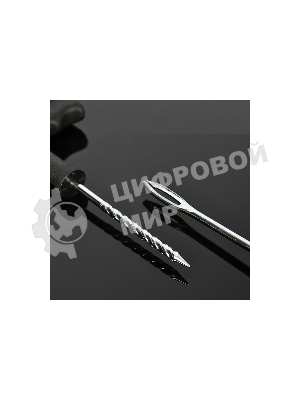 Ремкомплект для бескамерных шин Deli DL120001 (шило, рашпиль, 5 резиновых жгутов)