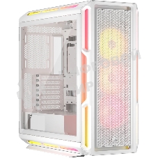 Компьютерный корпус без блока питания Case Corsair iCUE LINK 5000T LX RGB, Midi-Tower, TG, 3x120мм RGB, 4xUSB-A 3.2, 1xUSB 3.2 Type-C, E-ATX, ATX, mATX, mITX White