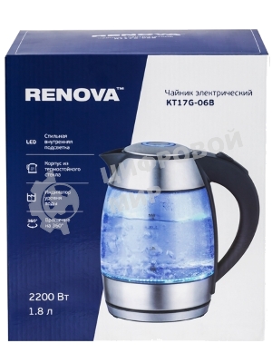 Чайник электрический Renova KT17G-06B