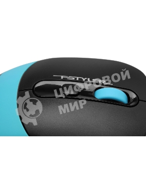 Мышь проводная A4Tech Fstyler FM10 черный/синий, 1600 dpi, USB, кнопки - 4
