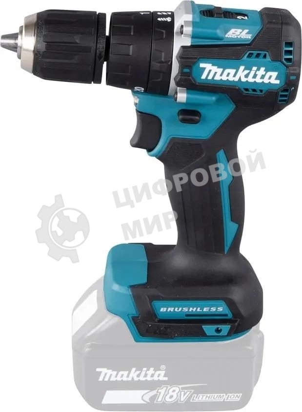 Дрель-шуруповерт аккумуляторная Makita DHP487Z Аккумуляторная, Ударная, Кейс