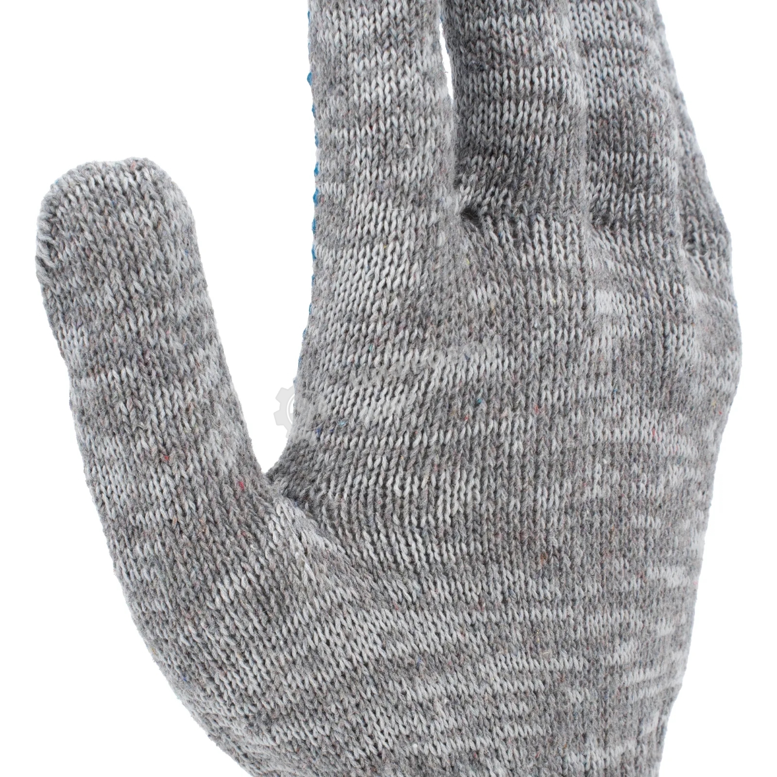 Перчатки трикотажные Сибртех х/б, 200 пар, ПВХ точка, 4 нити, 10 класс