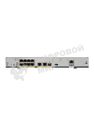 Маршрутизатор Cisco C1111-8P, 8×LAN + 2×WAN, управляемый