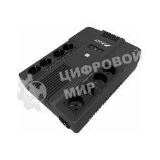 Источник бесперебойного питания Powerman Brick 1000 / 1000 ВА / 600 Вт / 8 x CEE 7 (евророзетка)