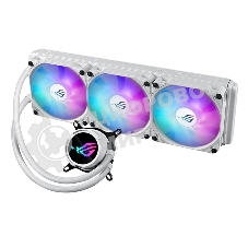 Система жидкостного охлаждения ASUS ROG STRIX LC III 360 ARGb белый, 120 мм, алюминий, 2200 об/мин, 36 дБ, 4 pin