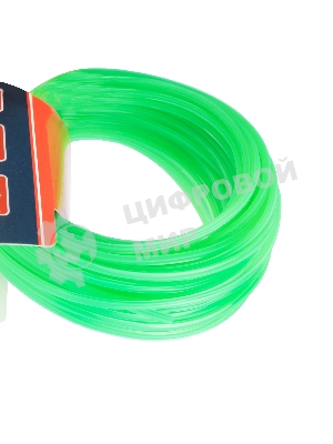 Леска PATRIOT D 2,4 мм L 12 м (звезда, зеленая) 240-12-3, картонный подвес