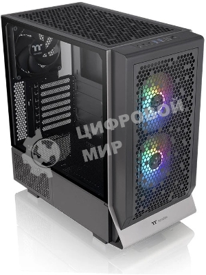 Компьютерный корпус Thermaltake Ceres 300 TG ARGB черный без БП ATX 3x140мм 2xUSB 3.0 1xUSB3.1 audio bott PSU