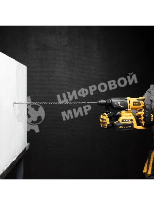 Бур по бетону Denzel двойная спираль, Cobalt W-tip, 12x600 мм, SDS PLUS